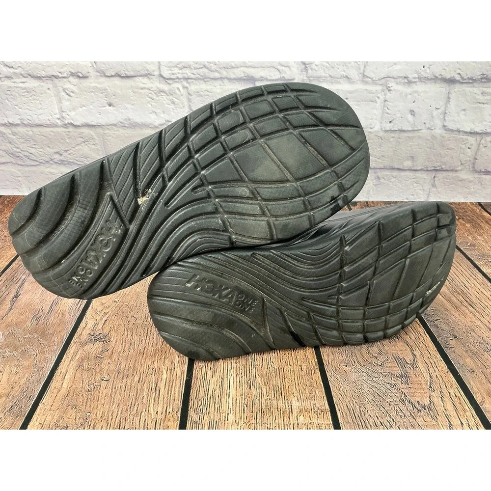 Hoka One One Ora Recovery Slide Men's Sandals Black Slip On Comfort Size 13